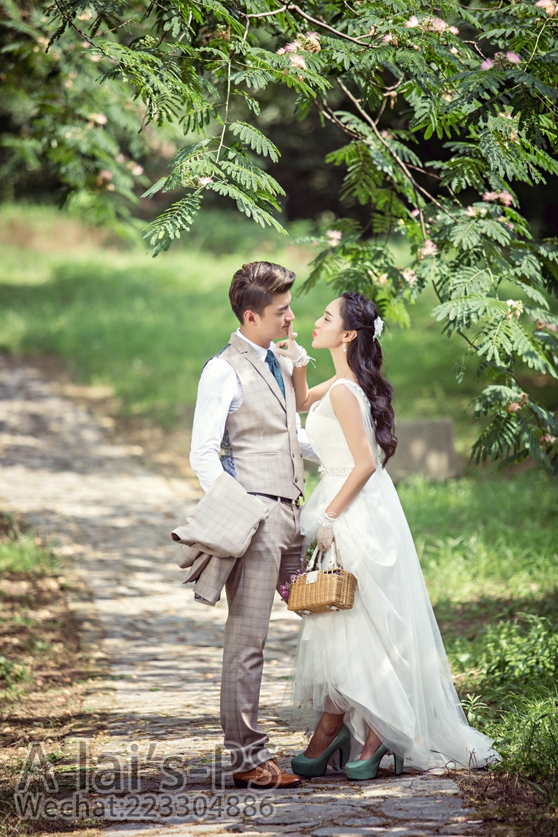 湖边森林二 婚纱照