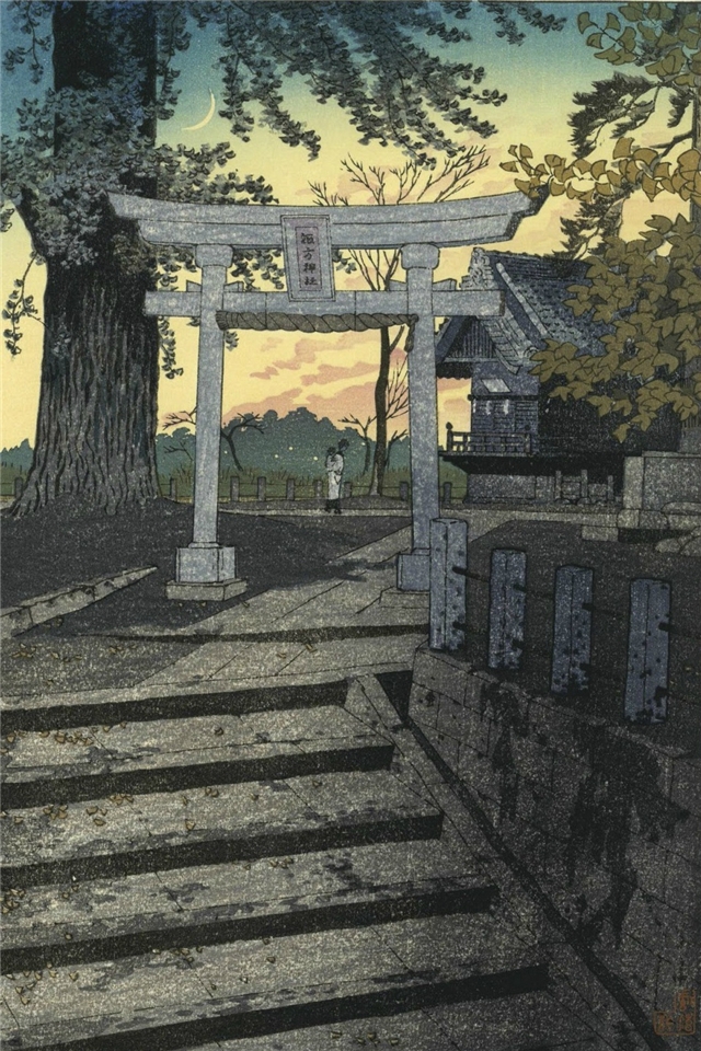 日本版画家Shiro Kasamatsu手机壁纸