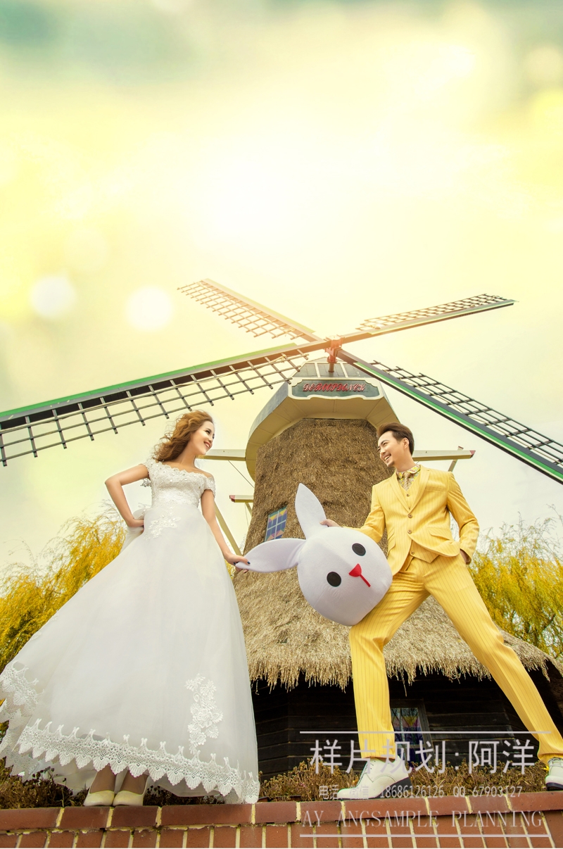 精灵婚纱照 兔精灵 婚纱照