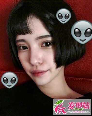 女生韩版短发发型图片 演绎青春时尚活力