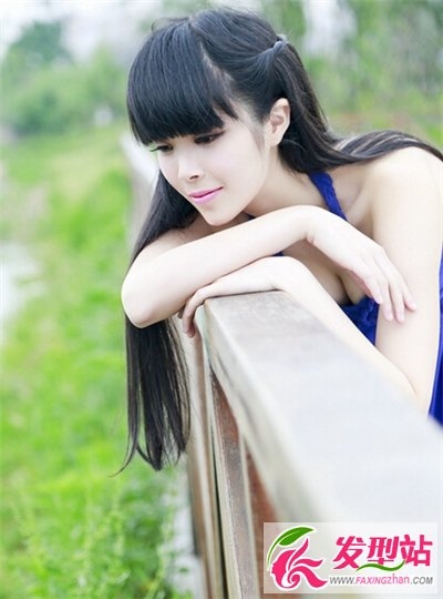 发量比较多的女生适合什么刘海 厚重感刘海修颜减龄