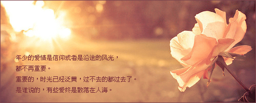 沉默并不代表我不懂得说爱你