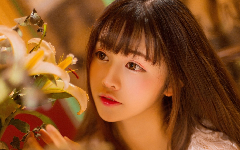 萝莉美女清新写真高清桌面壁纸