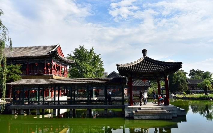 北京大观园风景高清壁纸