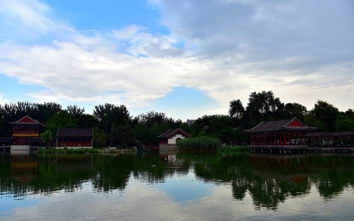 北京大观园风景高清壁纸