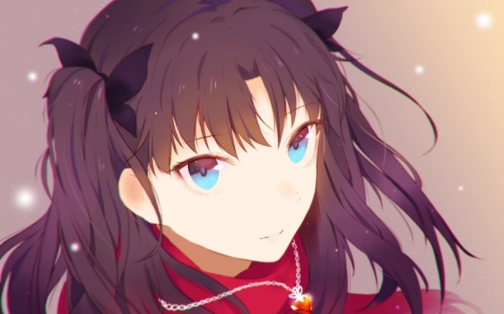 Fatenight动漫美女远坂凛高清电脑壁纸