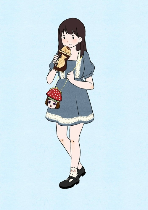 小清新画 小清新美女插画壁纸