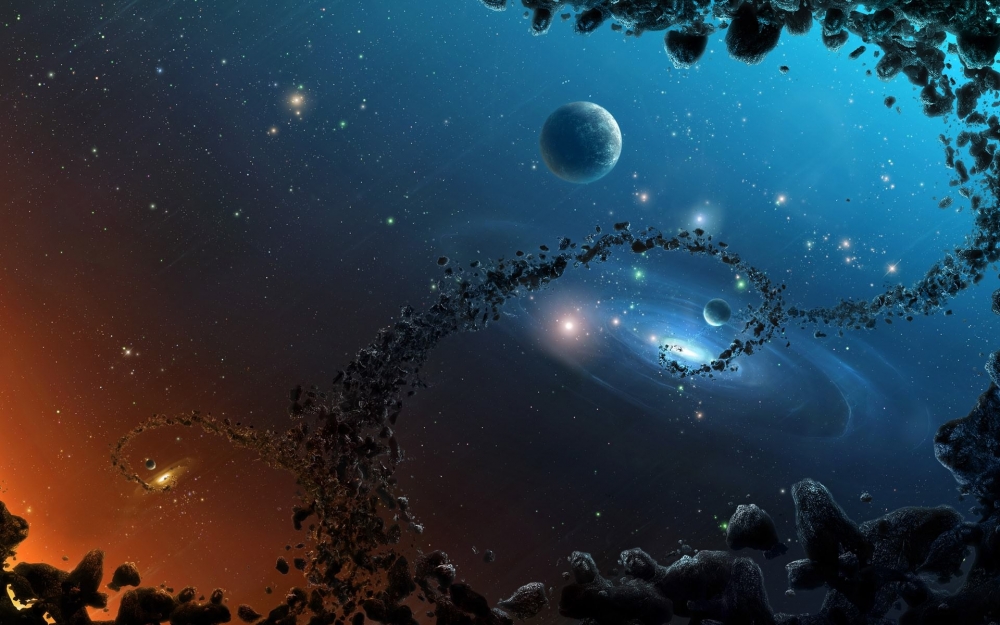 壮观的宇宙行星壁纸