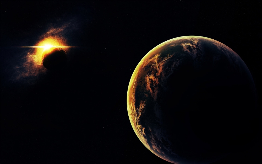 壮观的宇宙行星壁纸