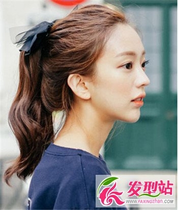 最新韩式无刘海扎发 打造唯美清凉一夏