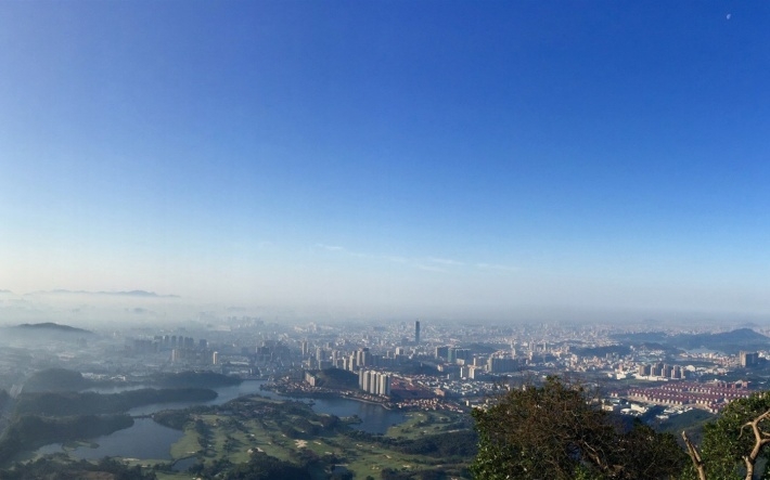 清晨城市景观高清电脑壁纸