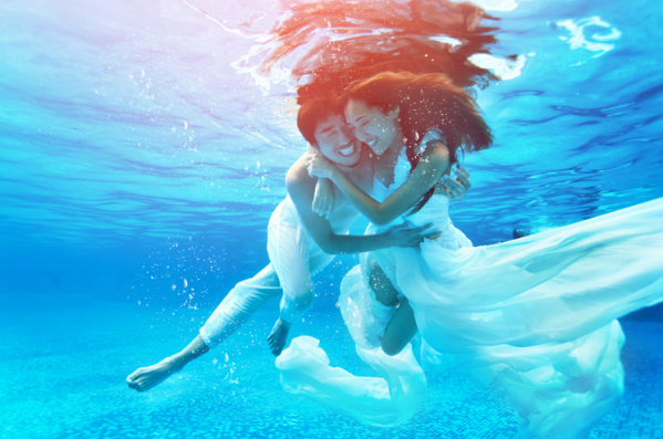 海的婚纱