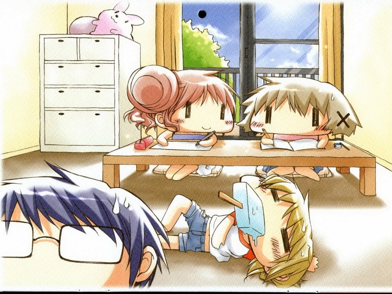 Hidamari Sketch向阳素描桌面壁纸