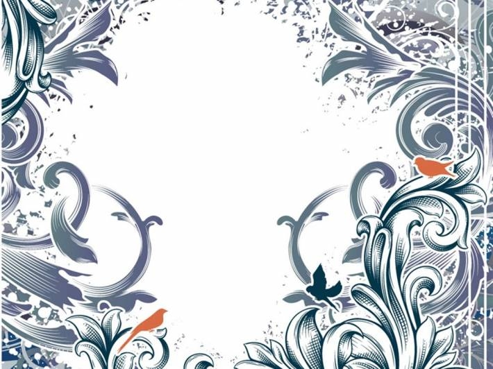 唯美花纹素材背景电脑桌面壁纸