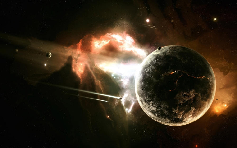 壮观的宇宙行星壁纸