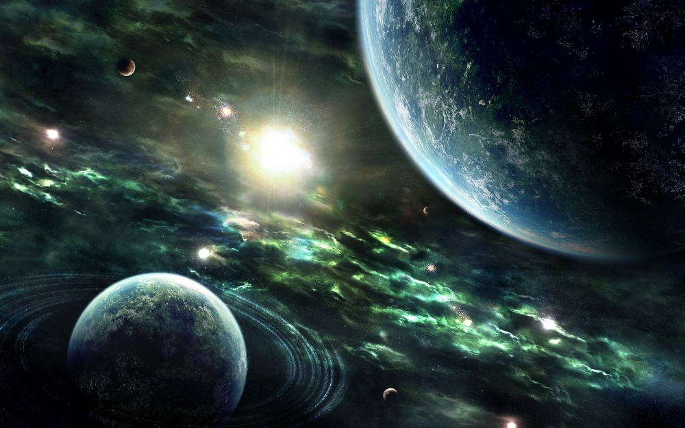壮观的宇宙行星壁纸