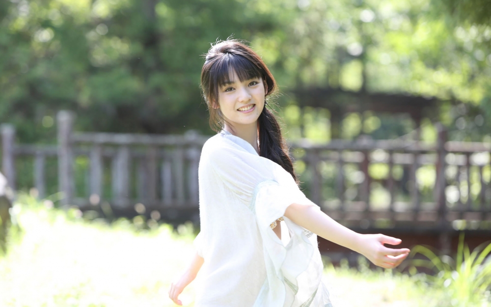 小清新唯美意境美女高清桌面壁纸