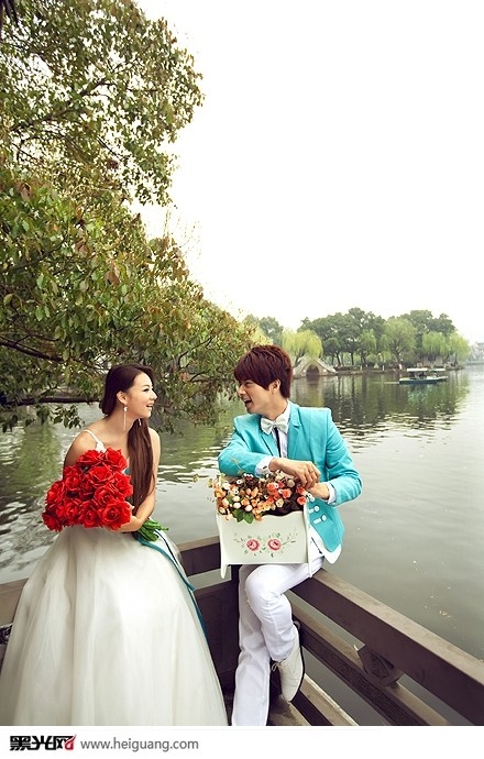 秋的浓意 婚纱照
