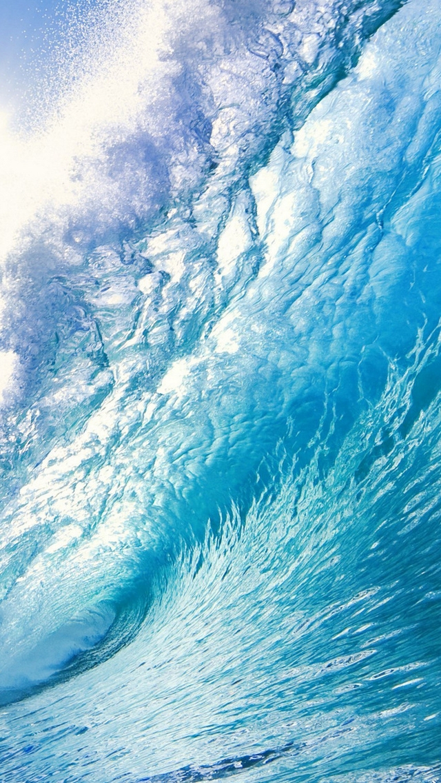 海浪特写高清手机桌面主题壁纸下载