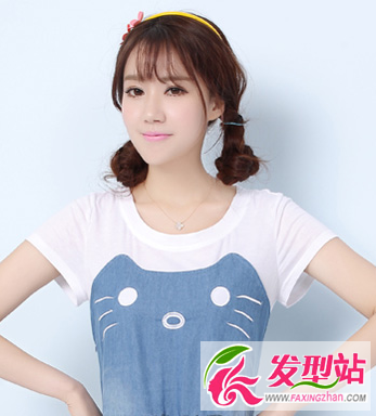 2015年时尚发型图片 彰显可爱青春活力