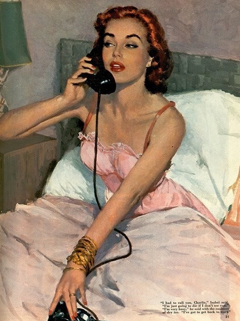 精选手绘插画美女高清手机壁纸下载