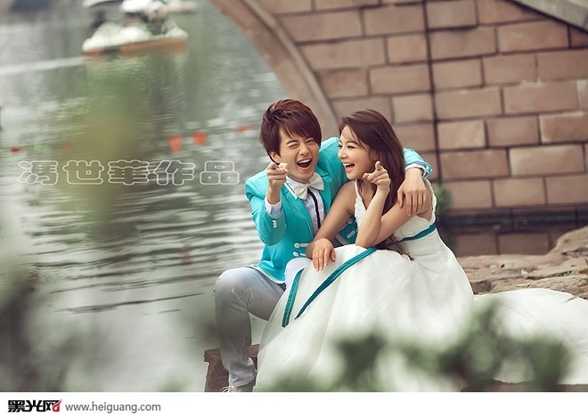 秋的浓意 婚纱照