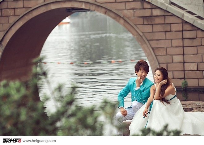 秋的浓意 婚纱照
