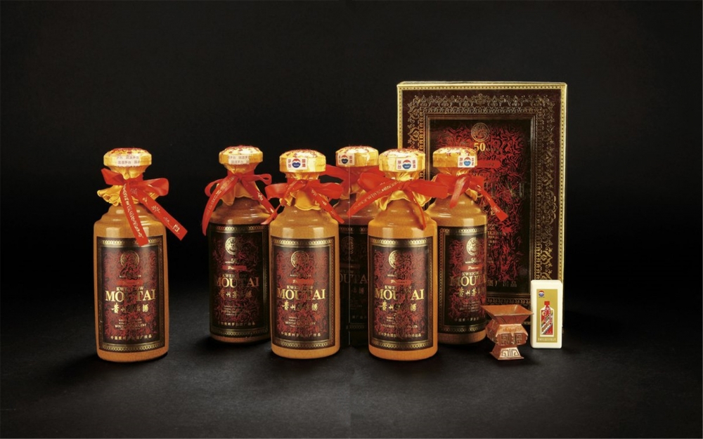 世界三大名酒之一的贵州茅台酒高清图片