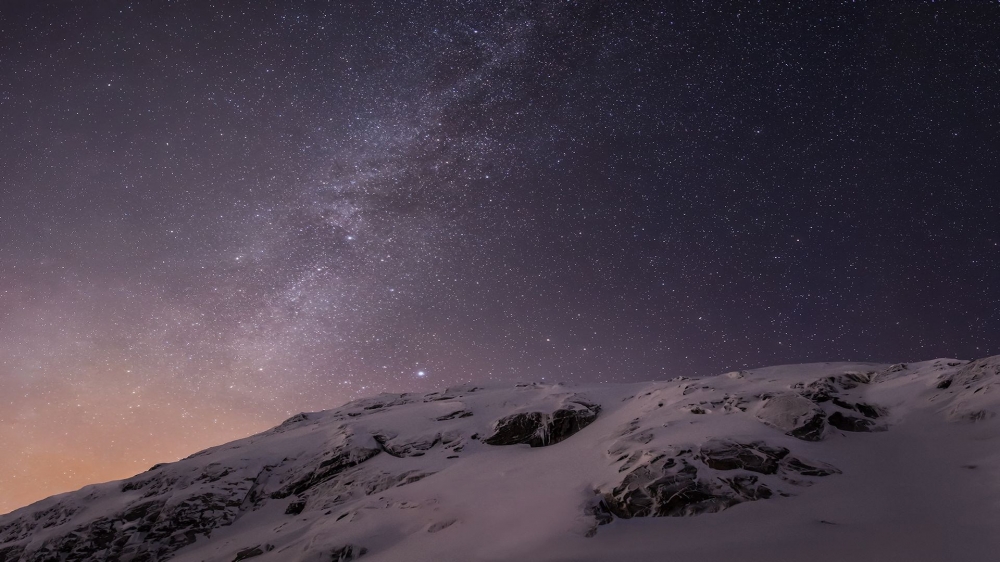 唯美星空美景高清苹果电脑壁纸下载