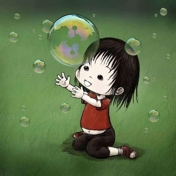 一位母亲画给女儿的，看的心都化了