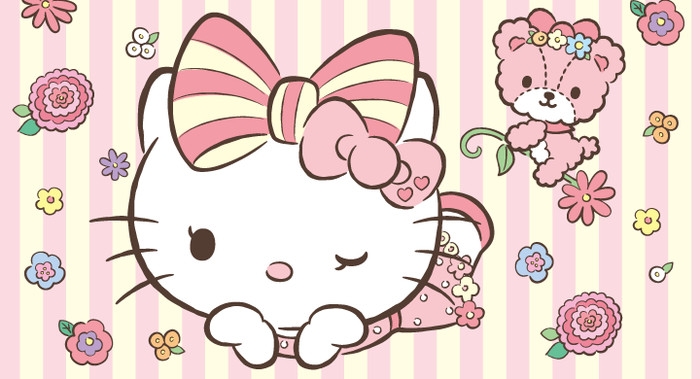 hello kitty主题桌面可爱卡通图片