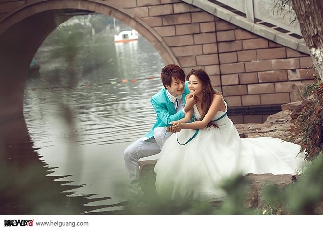 秋的浓意 婚纱照
