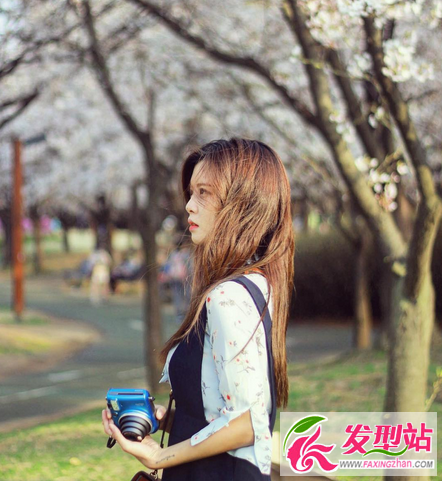 韩式时尚女神发型 韩式烫染发流行趋势