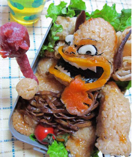 动漫人物也能做成食物？