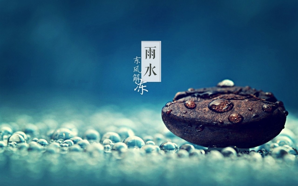 二十四节气雨水电脑壁纸