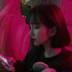 樱桃小口唯美清纯女生qq头像