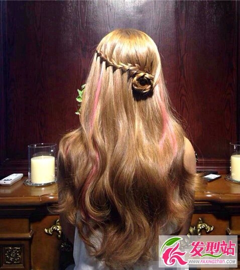 最新流行的染发合集 染发+卷发+编发=完美！