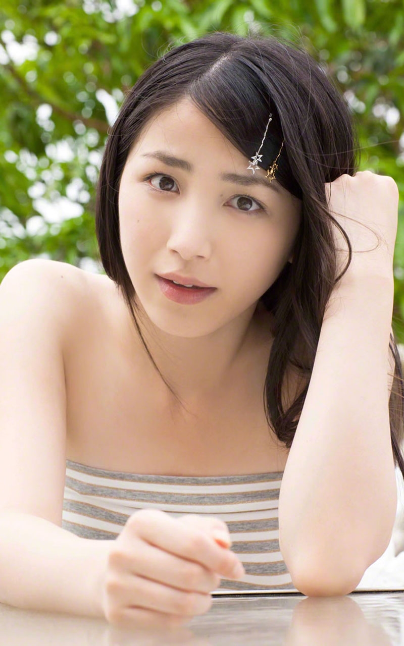 日本美少女吉川友写真集手机壁纸下载