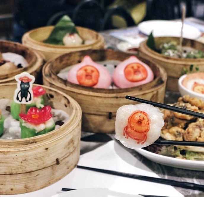 香港Dim Sum Icon屁桃君主题美食