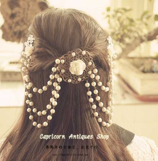 新娘盘发发型 最美流行韩式新娘盘发造型图片