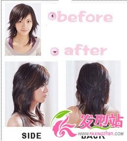 可爱美女两款超甜个性长发