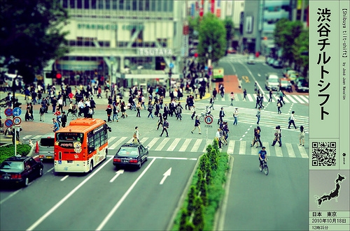 川流不息的街道  意境图片