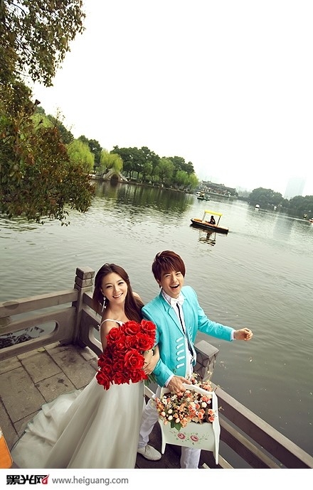 秋的浓意 婚纱照