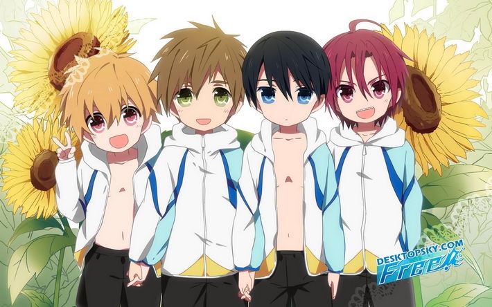 动漫《Free!男子游泳部》桌面壁纸