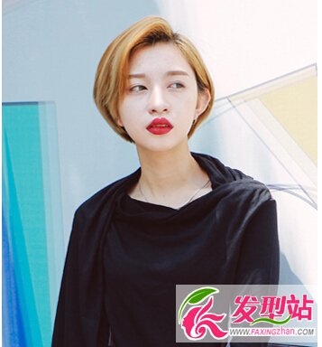 女生碎发短发 个性新潮最前卫