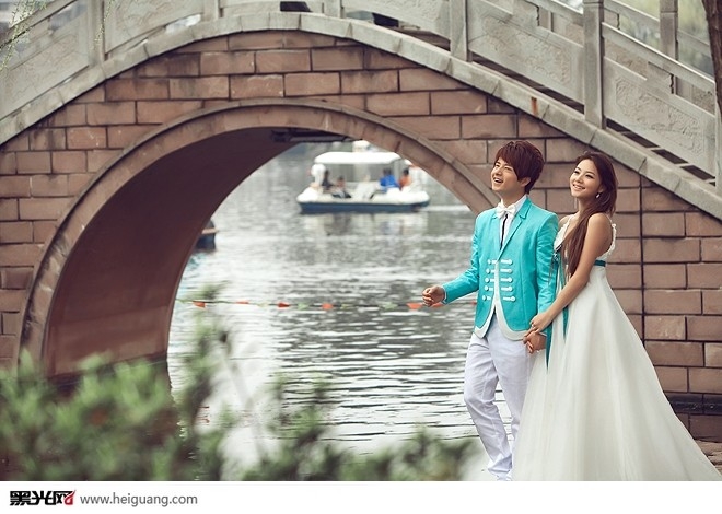 秋的浓意 婚纱照