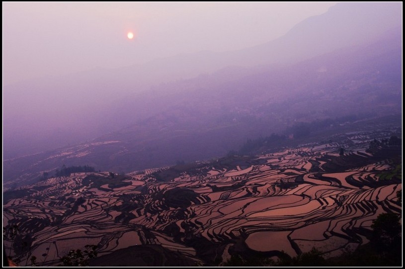 超美丽的自然梯田风景高清图片集