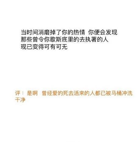 我不愿再继续寻找，因为太累了