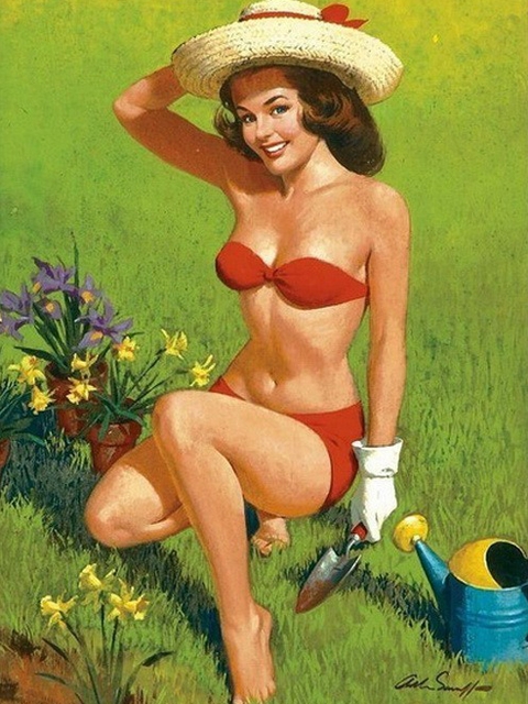 精选手绘插画美女高清手机壁纸下载