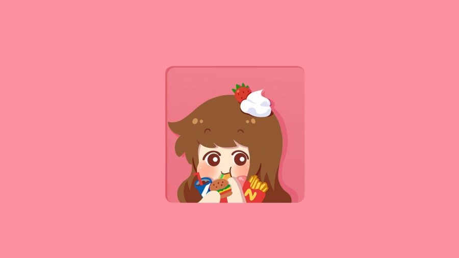 简单可爱卡通男孩和女孩